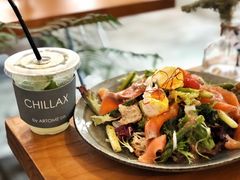 烤芦笋烟熏三文鱼沙拉-CHILLAX轻乐时(侨建·Hi City店)