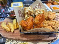 炸鸡拼盘-安又胖韩国烤肉(美罗城店)