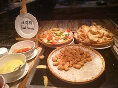 油炸鸡米花和虾片-AdD全日制餐厅(中谷花园酒店)