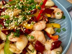 香辣蒜味煎虾仁-天玑高空江景餐厅&酒吧Sky Secret Restaurant&Bar