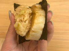 活扇贝火炙寿司-鮨清日本料理