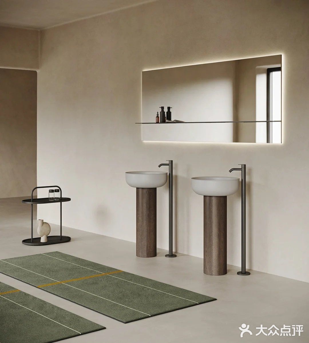 侘寂风的卫生间太好看了