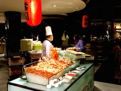 自助取餐区-唐拉雅秀酒店-西锦汇空中BBQ·思创餐厅