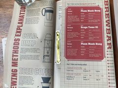 菜单-The Workshop Coffee