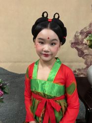 -后宫·古装汉服京剧儿童亲子全家福摄影