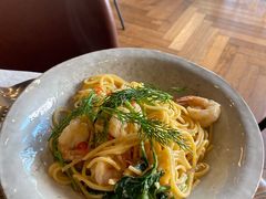 虾仁菠菜巴马臣芝士意面-Wagas沃歌斯(杭州黄龙万科店)
