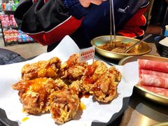 甜辣酱拼盘炸鸡-Meet Sun韩式大排档(五一广场7MALL店)