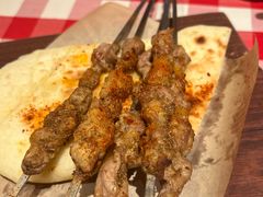 一把羊肉串配现烤馕-西贝(虹口龙之梦店)