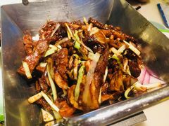 韭芽蘑菇爆猪肝-弄堂里(西溪龙湖天街店)