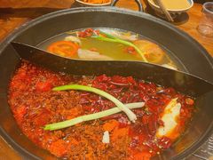 手工现炒牛油锅-袁山山重庆火锅(丈八北路店)