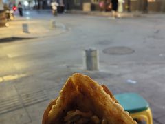 -小红车炸蛋葱油饼