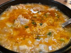 海鲜豆腐汤-包装马车·韩国料理·포장마차