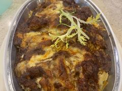 黑椒牛扒焗饭-明记港式烧腊茶餐厅(下沙店)