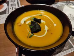 烤南瓜坚果奶油汤-黑手制面·Gentle Pasta(国金天地店)