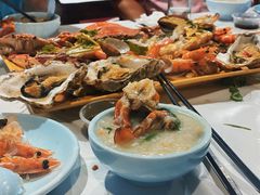 海鲜砂锅粥-阿尔法海鲜排档(爱琴海店)