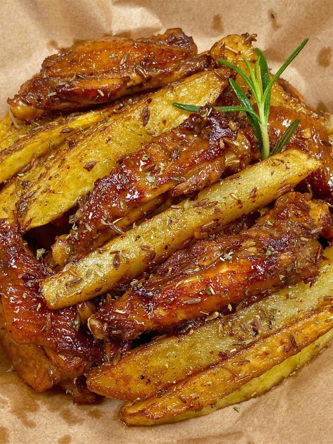 隔壁小孩都馋哭的土豆炸鸡翅,十一已经被预定