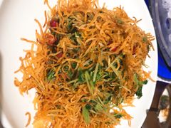 巧拌豆苗-四季民福烤鸭店(王府井灯市口店)