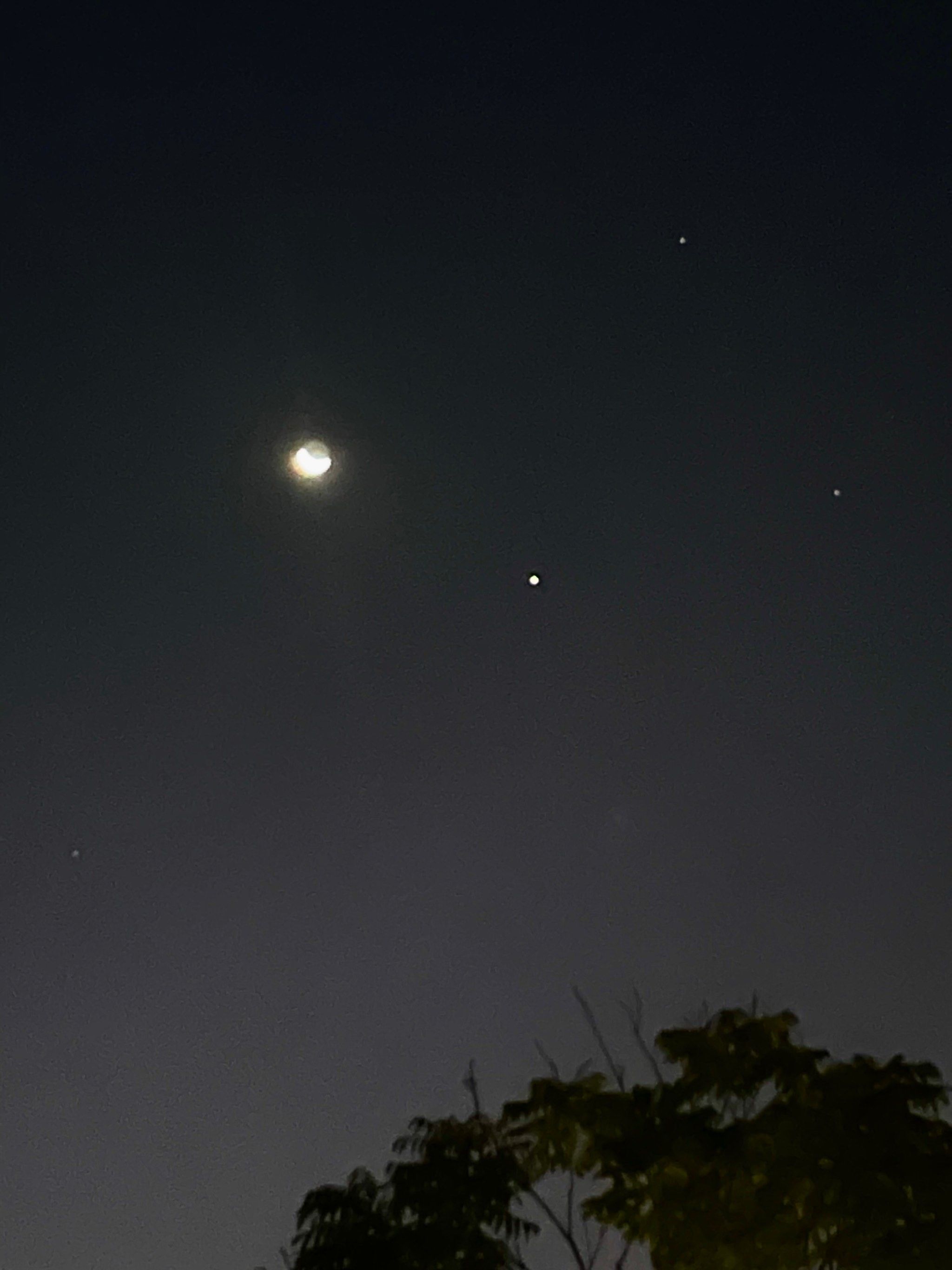 创作者赏金计划 你有多久没看到城市里星星陪着月亮一起挂在夜空