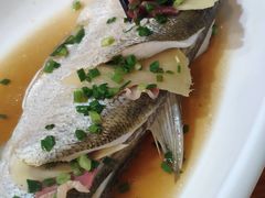 火腿清蒸白水鱼-百家鲜·杭帮菜