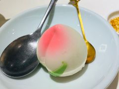 寿桃杏仁豆腐-在前门·烤鸭北京菜(五月花广场店)