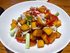 小葱拌饼子-金太阳海鲜烧烤·本地人餐厅(南沙店)