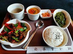 干煸牛肉套餐-蓝山咖啡馆(白马湖店)