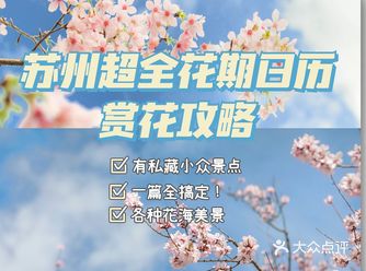 春色满园关不住!苏州赏花攻略!大部分还都是免费的!