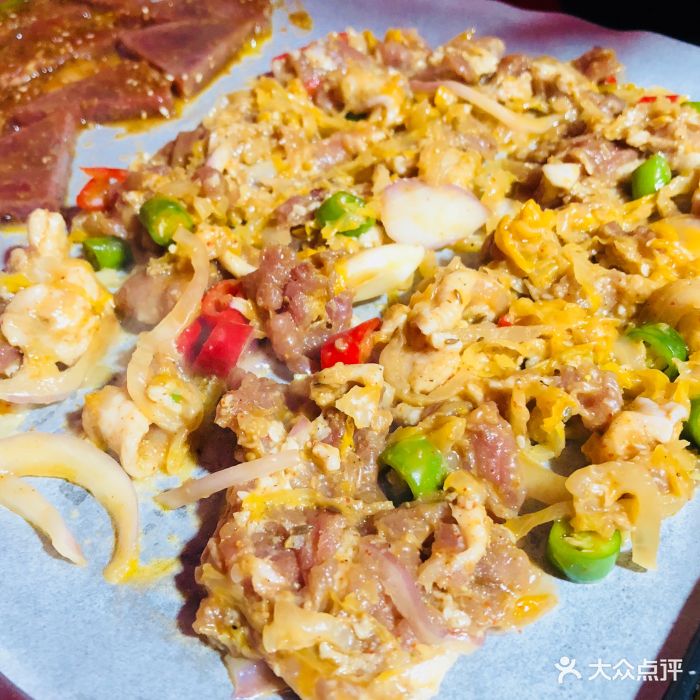 东北阿康烤肉酸菜五花肉图片 - 第1张