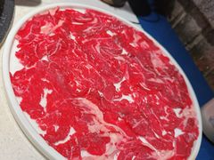 现切黄牛肉-万杰老灶火锅·20年老品牌(大丰店)