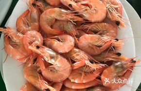 Steamed Sea Shrimp