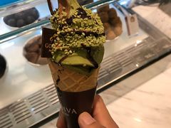 巧克力抹茶双拼冰激凌-GODIVA(港汇恒隆广场)