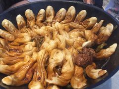 排骨粘卷子-华盛园卷子王农家菜水库鱼