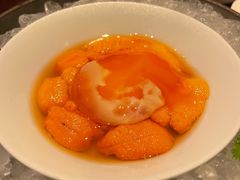 海胆炖蛋黄酒溏心蛋-杭州西子湖四季酒店·金沙厅