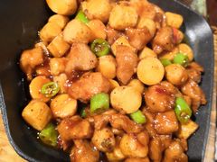 -东来菜馆•手抓海鲜家常菜•海鲜锅贴(鸽子窝店)
