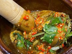 烧椒擂茄子-老滇山寨•云南特色菜•地方菜•民族风情歌舞表演(金碧店)