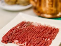水爆手切精选羊腿肉-京门老爆三·铜锅涮肉 爆肚(望京店)