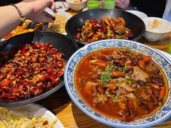 水煮肉片（牛肉）-禧福徕盆盆香川菜馆