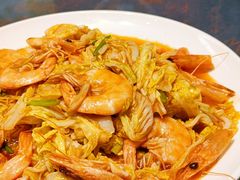 大虾烧白菜-1937青岛老味道·海肠捞饭·青岛菜(大鲍岛栈桥店)