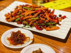 香辣牛肉丝-一盏明灯全素斋(殊像寺店)