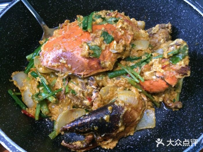 Khaomao-Khaofang@ChiangMai 黑森林餐厅咖喱蟹图片