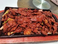 铁板蚝油牛肉-乾隆美食·本帮菜(黄河路店)