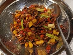 干锅酸味鸡杂-毛家饭店·融合新湘菜·主题宴(齐鲁软件园店)