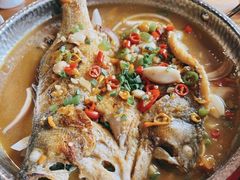 青椒焖鲈鱼-鱼湘汇·湖南土菜·十五周年(龙汇路店)