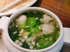 鲜嫩黄花鱼丸汤-将相和·海鲜蒸饺大连菜