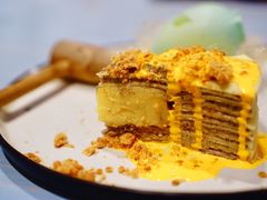 咸蛋黄肉松千层切块-随心小姐