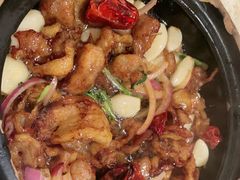 啫啫猪颈肉-恭喜上堓砂锅焗·海鲜大排档(闵行龙湖店)