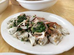 姜葱炒花蟹-阿古海鲜大排档(青澳湾自然之门六年好店)