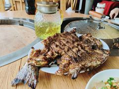 -北京龙庆四季香农家饭庄·灶台鱼·碳烤虹鳟鱼(龙庆峡店)