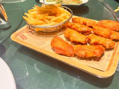 鸡翅薯条-叶派龙虾•招牌香辣蟹·海鲜(中海国际店)