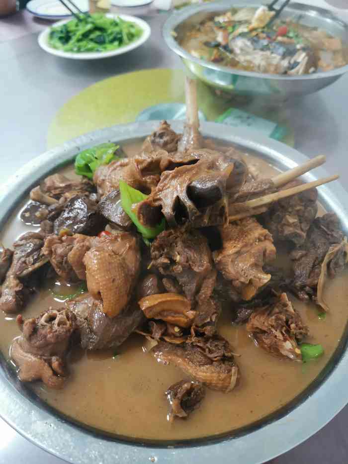 新坊农家老鹅馆-"过节和家里人一起来吃老鹅 店就在路边 老.